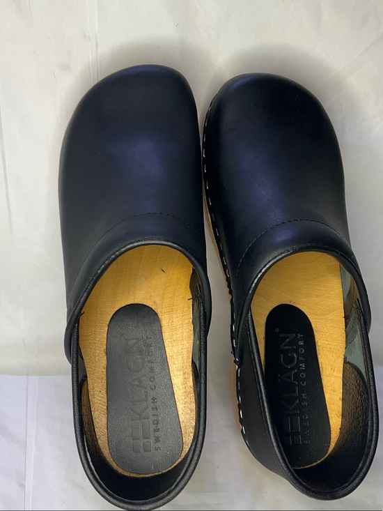 Shoes - KLAGN Swedish Clog-Closed Black Leather Clog Women’s Eur size 38